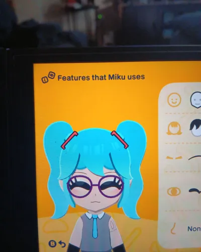 Mii-Porträt von Hatsune Miku