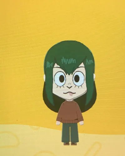 Mii-Porträt von Tsuyu Asui
