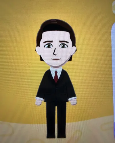 Mii-Porträt von Patrick Bateman