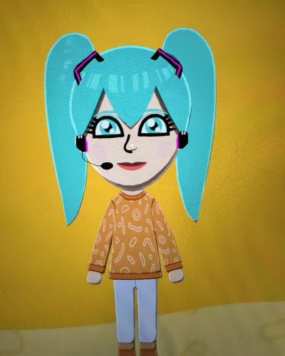 Mii-Porträt von Hatsune Miku
