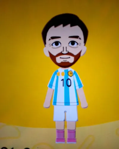 Mii-Porträt von Messi