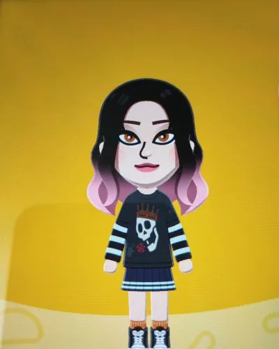 Mii-Porträt von Megan from Katseye