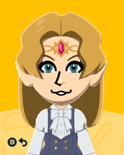 Mii-Porträt von Princess Zelda (Smash Ultimate)