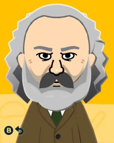 Mii-Porträt von Karl Marx
