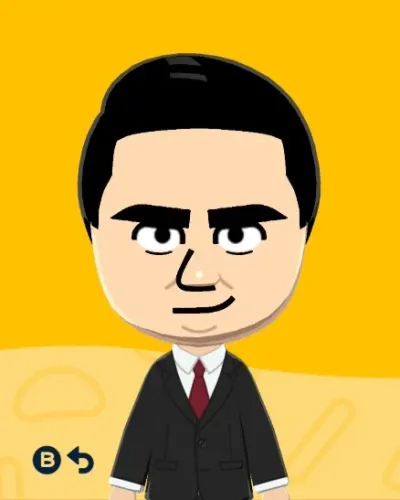 Mii-Porträt von Ben Shapiro