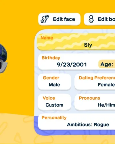 Mii-Porträt von Sly