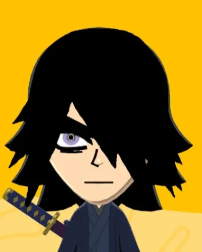 Mii-Porträt von Sasuke Uchiha