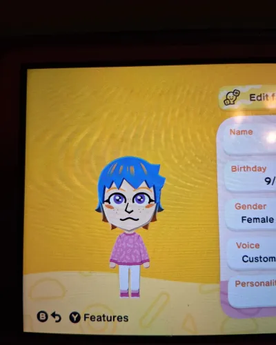 Mii-Porträt von Eve