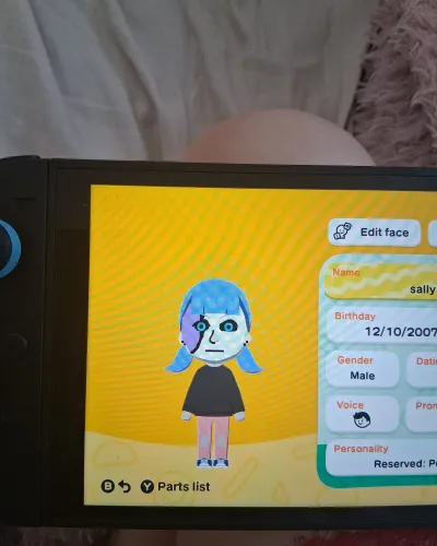 Mii-Porträt von Sally face