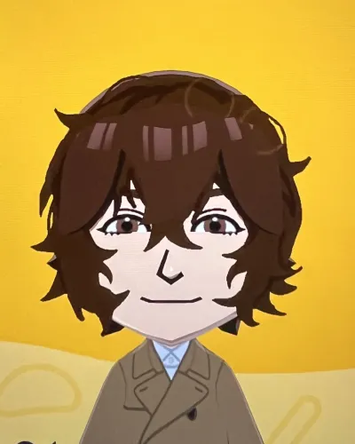 Mii-Porträt von Osamu Dazai