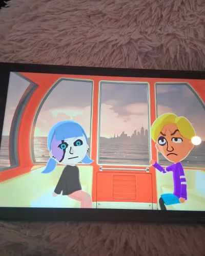 Mii-Porträt von Just a cute photo of travis and sally