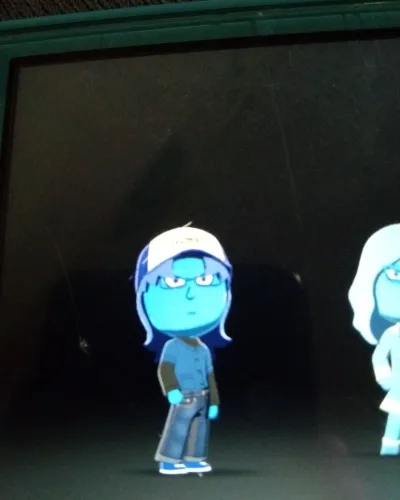 Mii-Porträt von Blue