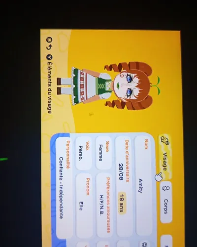 Mii-Porträt von Amity