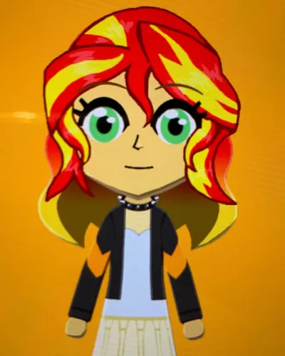 Mii-Porträt von Sunset Shimmer