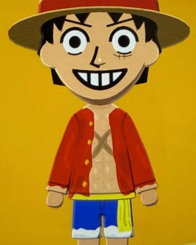Mii-Porträt von Monkey D. Luffy