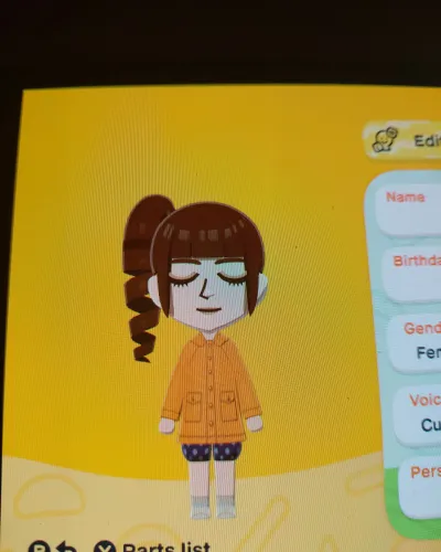 Mii-Porträt von Raincoat girl