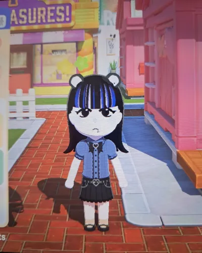 Mii-Porträt von Reika the goth panda