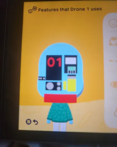 Mii-Porträt von Drone 1 (Dewey)