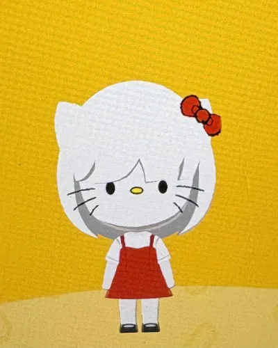 Mii-Porträt von Hello Kitty