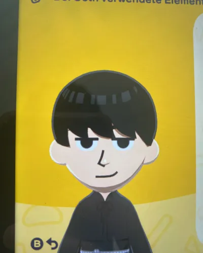 Mii-Porträt von Goth