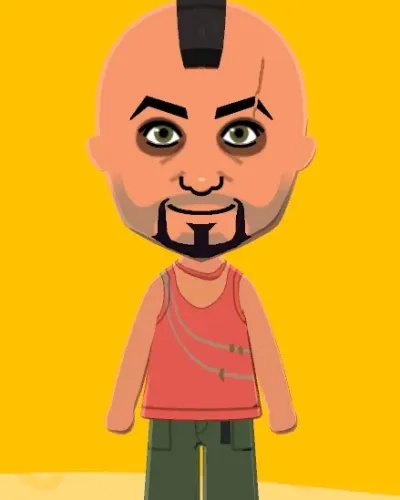 Mii-Porträt von Vaas Montenegro (far cry 3) / Michael Mando