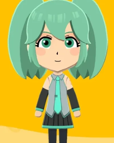 Mii-Porträt von Hatsune Miku