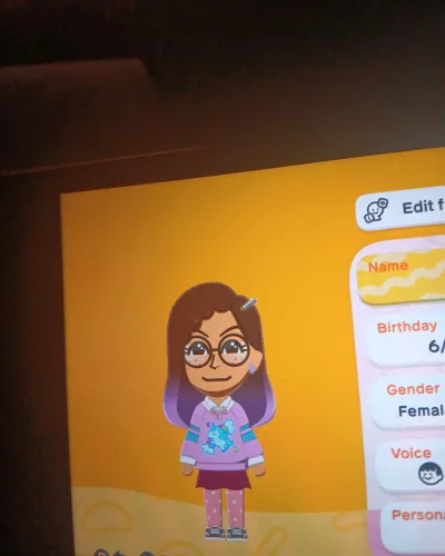 Mii-Porträt von Michelle