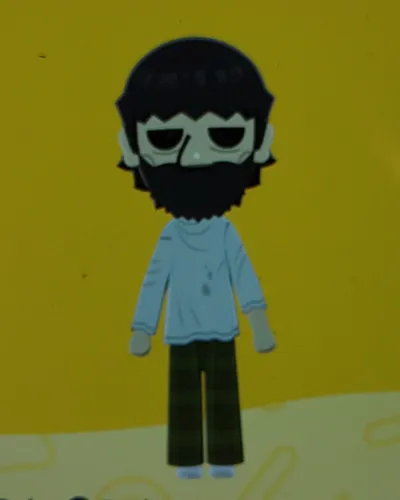 Mii-Porträt von The Mysterious man (or the "home dude".)