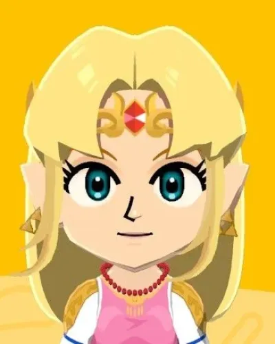 Mii-Porträt von Princess Zelda