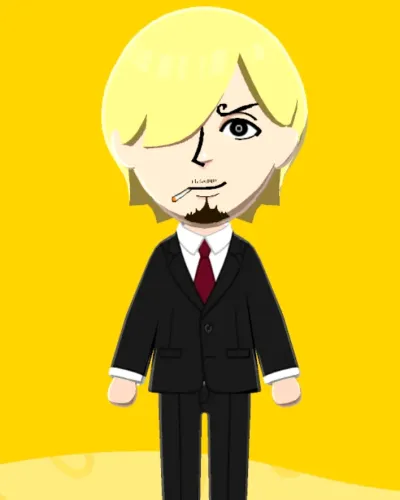 Mii-Porträt von Vinsmoke Sanji