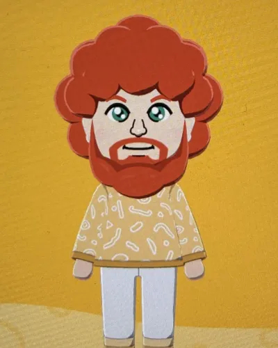 Mii portrait of Caseoh