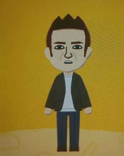 Mii-Porträt von Nicolas Cage