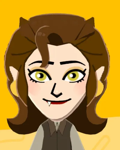 Mii portrait of Evelyn Clawthorne (The Owl House)