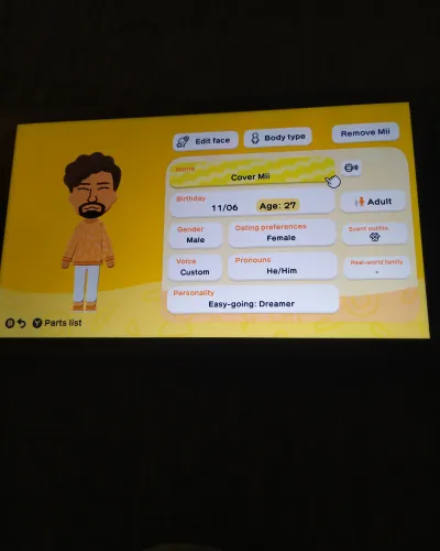 Mii portrait of Cover Mii