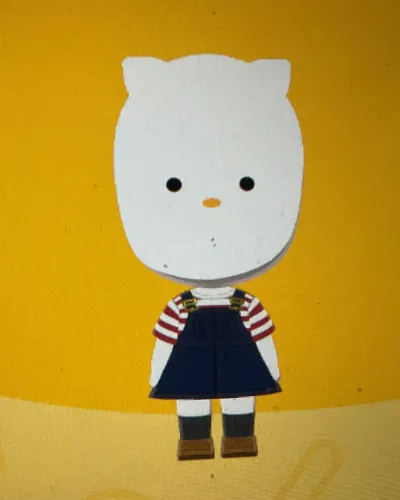 Mii-Porträt von Hello kitty