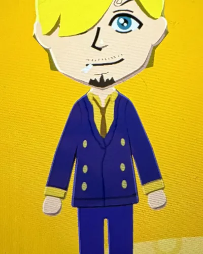 Mii-Porträt von Vinsmoke Sanji
