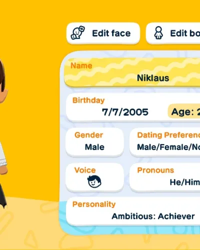Mii-Porträt von Niklaus