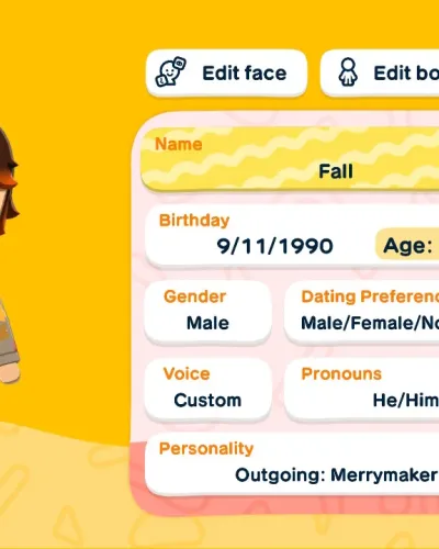 Mii-Porträt von Fall