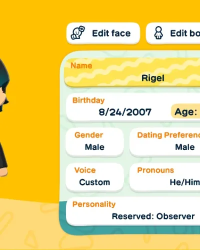 Mii-Porträt von Rigel