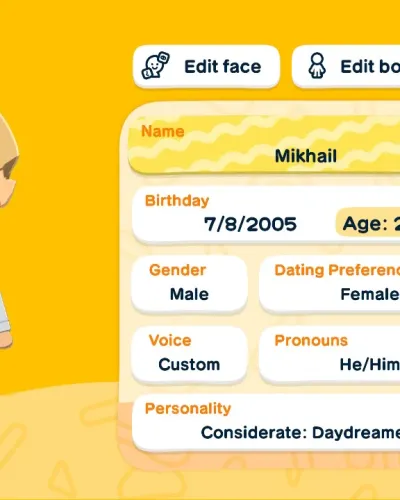 Mii-Porträt von Mikhail