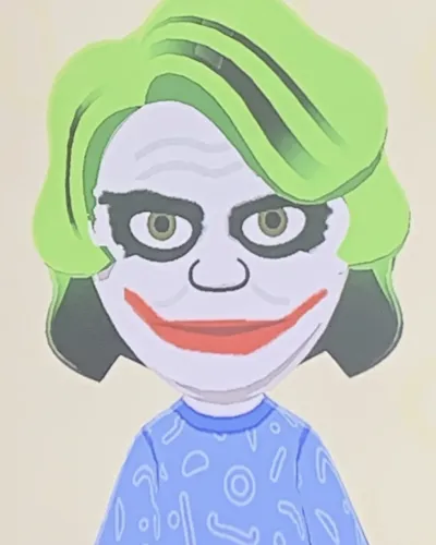 Mii-Porträt von The Joker from Dark Knight