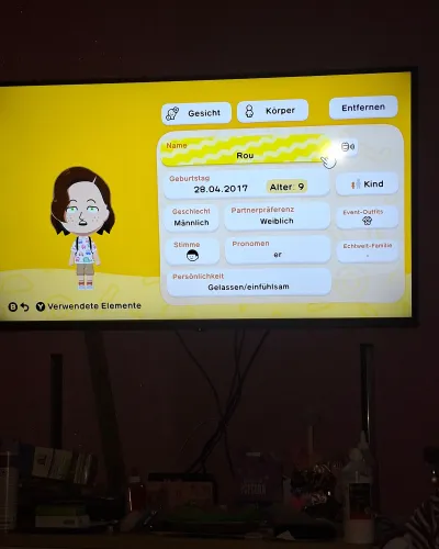 Mii portrait of Rou