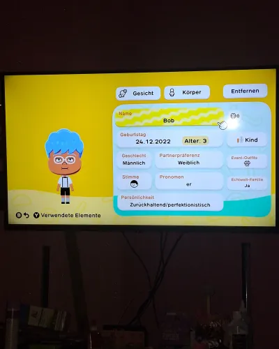Mii portrait of Bob