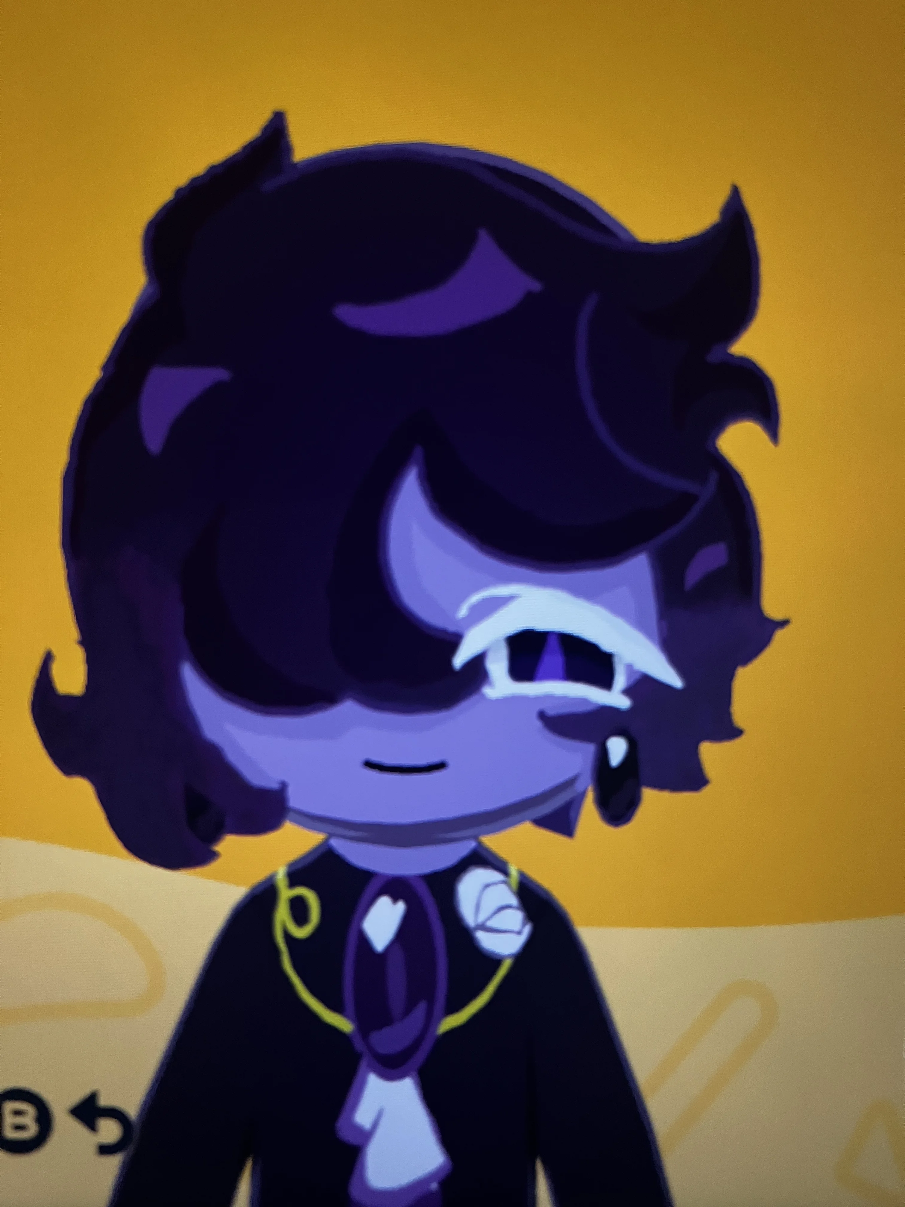 Black sapphire cookie