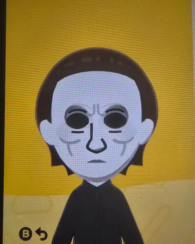 Mii portrait of Michael Myers