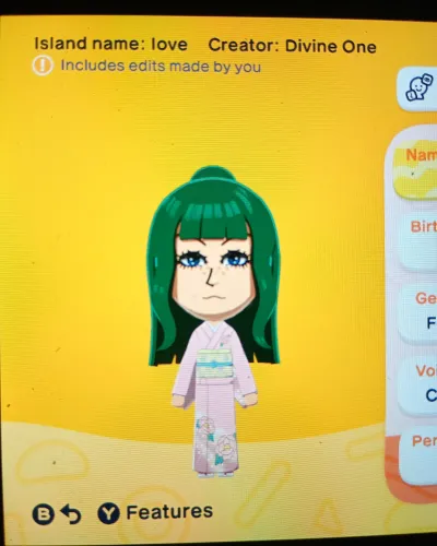 Mii portrait of Maomao