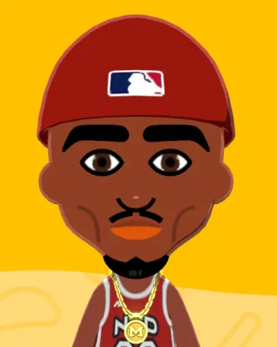 Mii-Porträt von Tupac