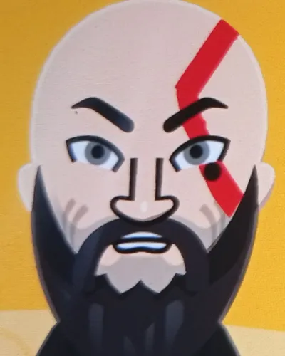 Mii portrait of Kratos