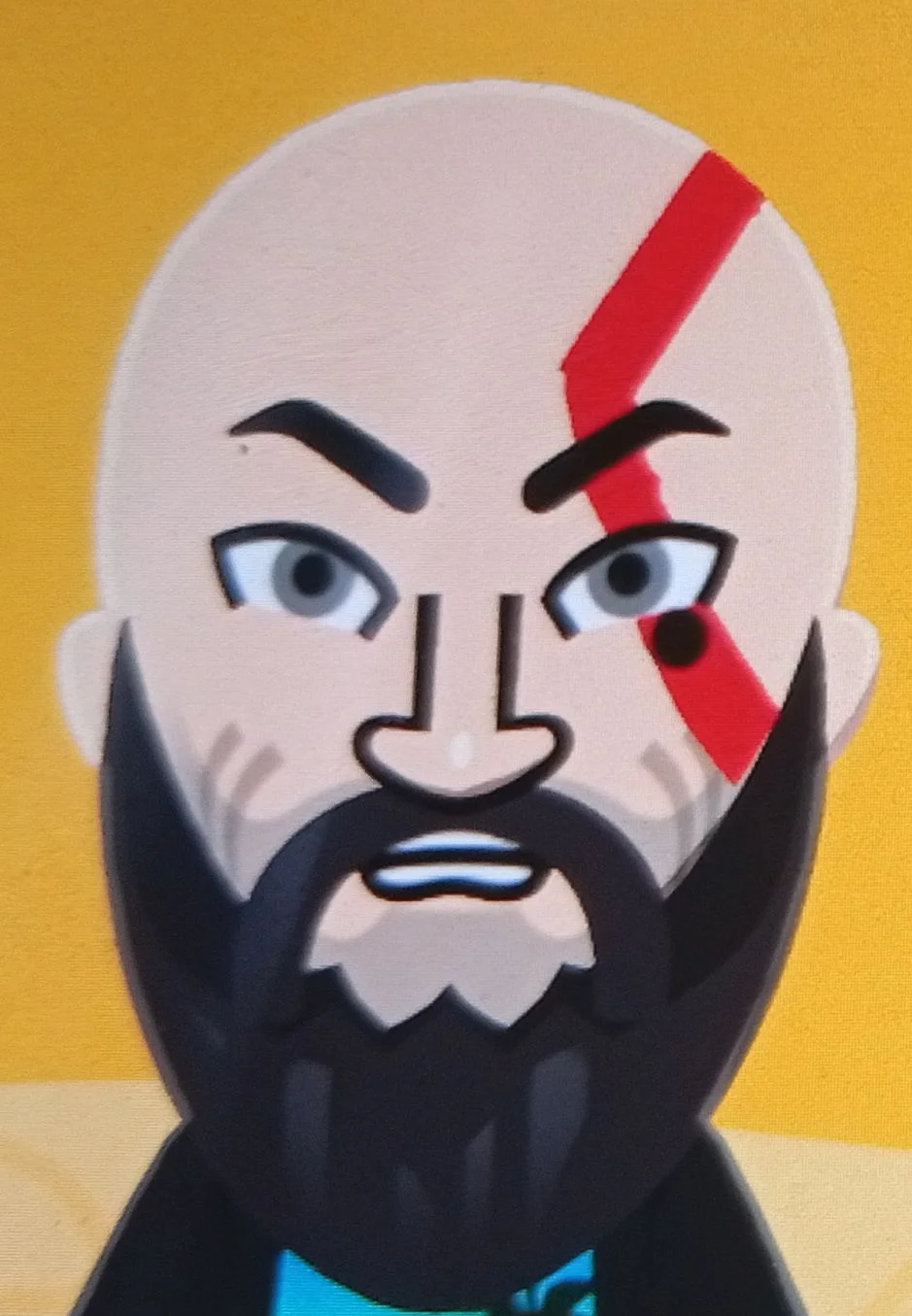 Mii-Porträt von Kratos