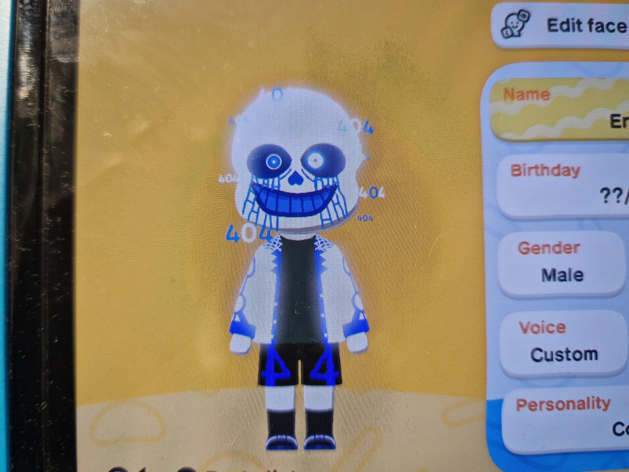 Error 404 Sans